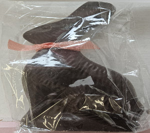 Large Dark Sitting Bunny