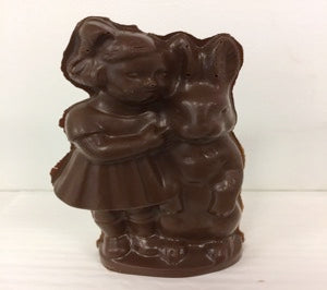 Girl with Bunny Chocolate Mold